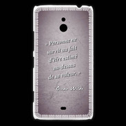 Coque Nokia Lumia 1320 Survie valeur Violet Citation Oscar Wilde