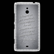 Coque Nokia Lumia 1320 Sympathiser Noir Citation Oscar Wilde