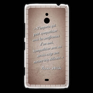 Coque Nokia Lumia 1320 Sympathiser Rouge Citation Oscar Wilde