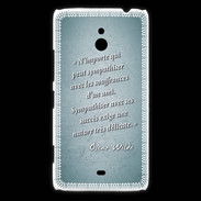 Coque Nokia Lumia 1320 Sympathiser Turquoise Citation Oscar Wilde