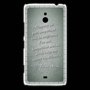 Coque Nokia Lumia 1320 Sympathiser Vert Citation Oscar Wilde