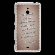 Coque Nokia Lumia 1320 Toujours amoureux Rouge Citation Oscar Wilde