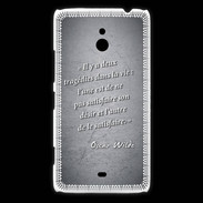 Coque Nokia Lumia 1320 Tragédie Noir Citation Oscar Wilde