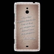 Coque Nokia Lumia 1320 Tragédie Rouge Citation Oscar Wilde