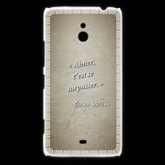 Coque Nokia Lumia 1320 Aimer Sepia Citation Oscar Wilde