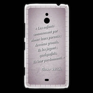 Coque Nokia Lumia 1320 Dieux prières Rose Citation Oscar Wilde