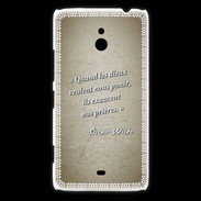Coque Nokia Lumia 1320 Dieux prières Sepia Citation Oscar Wilde