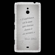 Coque Nokia Lumia 1320 Expérience Gris Citation Oscar Wilde