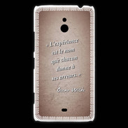 Coque Nokia Lumia 1320 Expérience Rouge Citation Oscar Wilde
