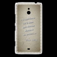 Coque Nokia Lumia 1320 Expérience Sepia Citation Oscar Wilde