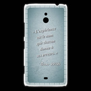 Coque Nokia Lumia 1320 Expérience Turquoise Citation Oscar Wilde