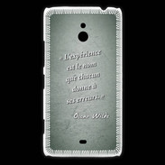 Coque Nokia Lumia 1320 Expérience Vert Citation Oscar Wilde