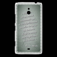 Coque Nokia Lumia 1320 Homme animal Vert Citation Oscar Wilde