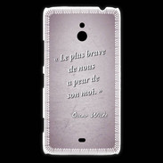 Coque Nokia Lumia 1320 Brave Rose Citation Oscar Wilde