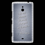 Coque Nokia Lumia 1320 Charme passé Bleu Citation Oscar Wilde