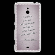 Coque Nokia Lumia 1320 Chose vraie Rose Citation Oscar Wilde