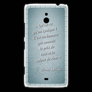 Coque Nokia Lumia 1320 Cynique Turquoise Citation Oscar Wilde