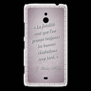 Coque Nokia Lumia 1320 Fatalité Rose Citation Oscar Wilde