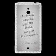 Coque Nokia Lumia 1320 Femmes comprises Gris Citation Oscar Wilde