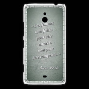 Coque Nokia Lumia 1320 Femmes comprises Vert Citation Oscar Wilde