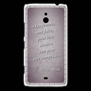 Coque Nokia Lumia 1320 Femmes comprises Violet Citation Oscar Wilde