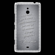 Coque Nokia Lumia 1320 Les livres Noir Citation Oscar Wilde