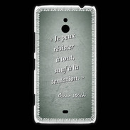 Coque Nokia Lumia 1320 Résister Vert Citation Oscar Wilde