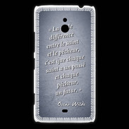 Coque Nokia Lumia 1320 Saint pêcheur Bleu Citation Oscar Wilde