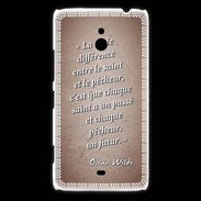 Coque Nokia Lumia 1320 Saint pêcheur Rouge Citation Oscar Wilde