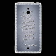 Coque Nokia Lumia 1320 Sagesse rêves Bleu Citation Oscar Wilde