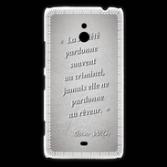 Coque Nokia Lumia 1320 Société rêveur Gris Citation Oscar Wilde