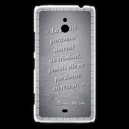 Coque Nokia Lumia 1320 Société rêveur Noir Citation Oscar Wilde