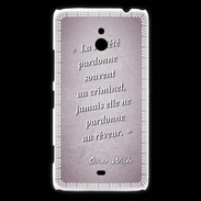 Coque Nokia Lumia 1320 Société rêveur Rose Citation Oscar Wilde