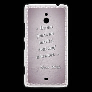 Coque Nokia Lumia 1320 Survie mort Rose Citation Oscar Wilde