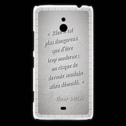 Coque Nokia Lumia 1320 Trop moderne Gris Citation Oscar Wilde