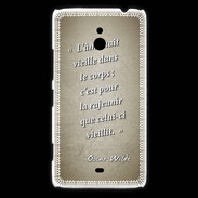 Coque Nokia Lumia 1320 Ame nait Sepia Citation Oscar Wilde