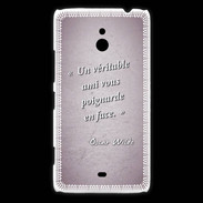 Coque Nokia Lumia 1320 Ami poignardée Rose Citation Oscar Wilde