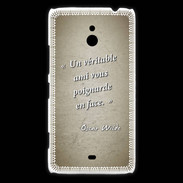 Coque Nokia Lumia 1320 Ami poignardée Sepia Citation Oscar Wilde