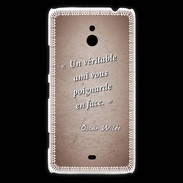 Coque Nokia Lumia 1320 Ami poignardée Rouge Citation Oscar Wilde