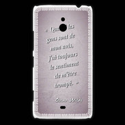 Coque Nokia Lumia 1320 Avis gens Rose Citation Oscar Wilde