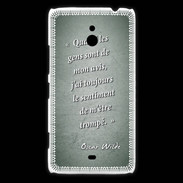 Coque Nokia Lumia 1320 Avis gens Vert Citation Oscar Wilde