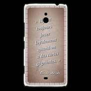 Coque Nokia Lumia 1320 Cartes gagnantes Rouge Citation Oscar Wilde