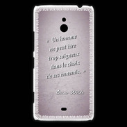 Coque Nokia Lumia 1320 Choix ennemis Rose Citation Oscar Wilde