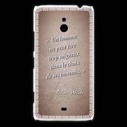 Coque Nokia Lumia 1320 Choix ennemis Rouge Citation Oscar Wilde