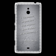 Coque Nokia Lumia 1320 Choix ennemis Noir Citation Oscar Wilde