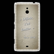 Coque Nokia Lumia 1320 Définir Sepia Citation Oscar Wilde