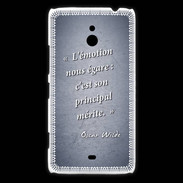 Coque Nokia Lumia 1320 Emotion égarée Bleu Citation Oscar Wilde