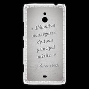 Coque Nokia Lumia 1320 Emotion égarée Gris Citation Oscar Wilde