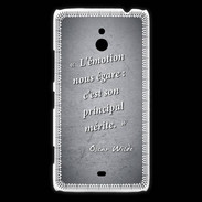 Coque Nokia Lumia 1320 Emotion égarée Noir Citation Oscar Wilde