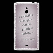 Coque Nokia Lumia 1320 Emotion égarée Rose Citation Oscar Wilde